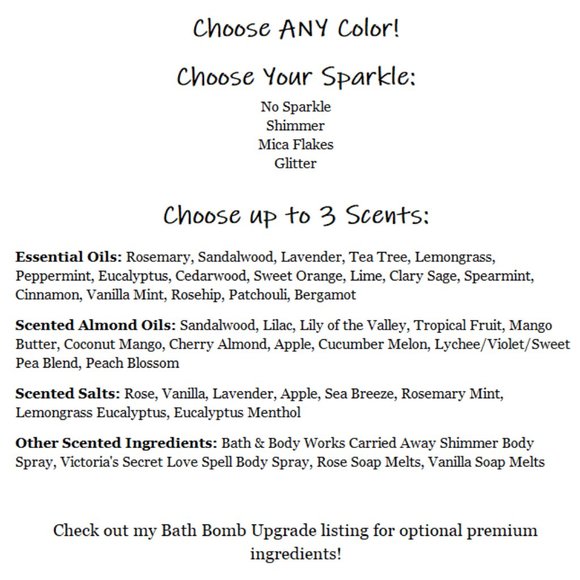 6pc Custom Handmade Gem Bath Bombs - Picture 6 of 7